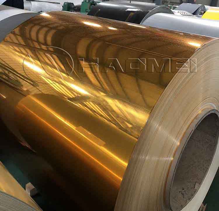 A Highlight of Gold Coated Aluminum Strip