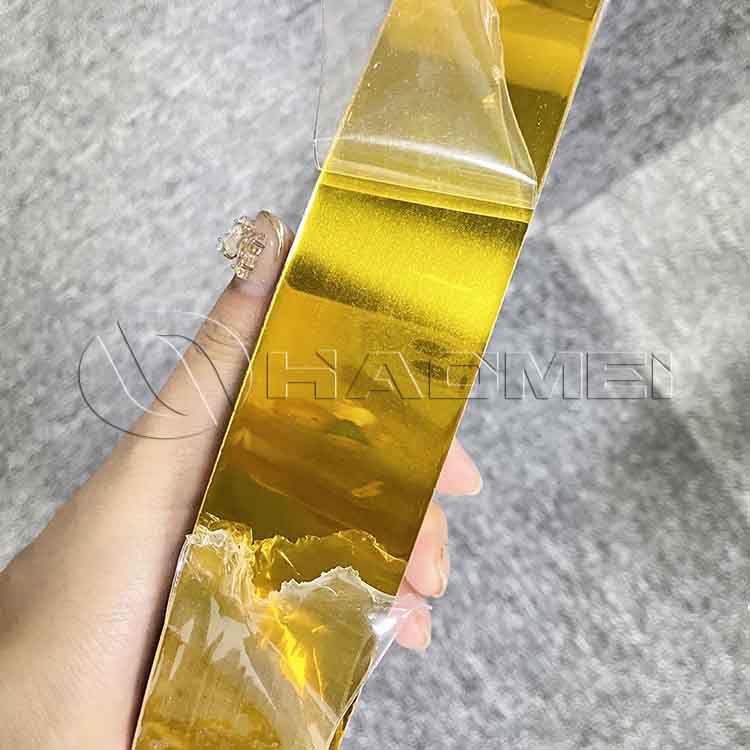 Color Coated Aluminum Strip: Gold or Wood Grain